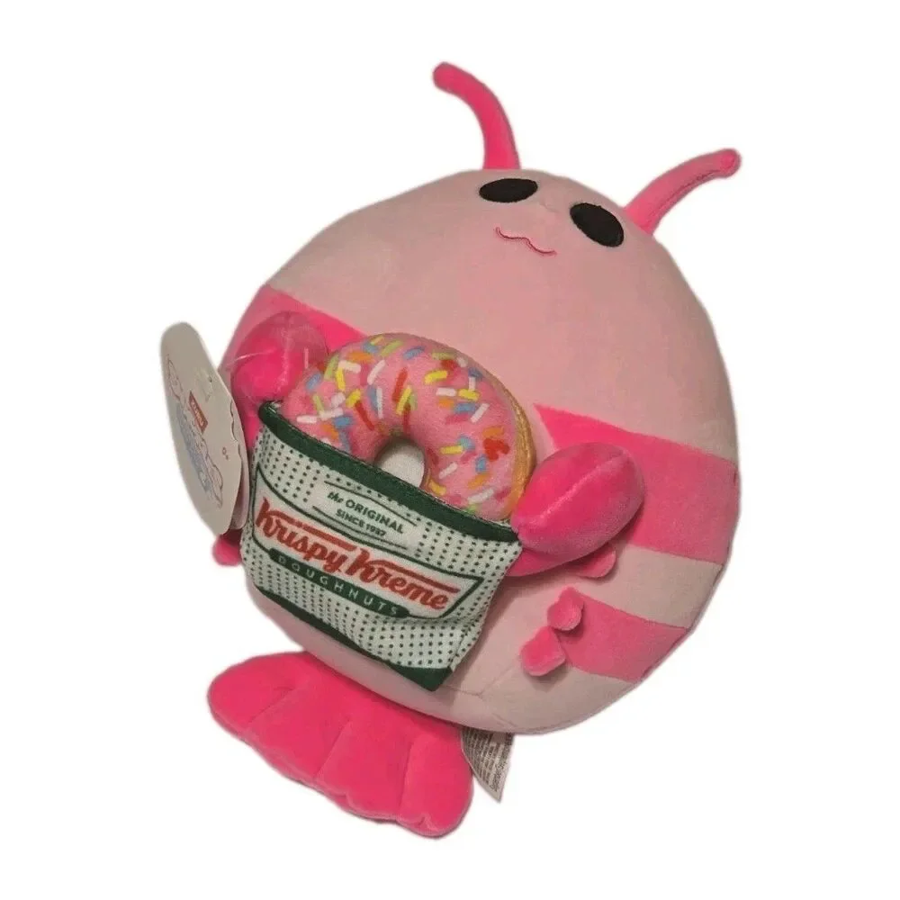 Zuru Snackles Series 2 Lily The Shrimp Plush Holding Krispy Kreme NWT